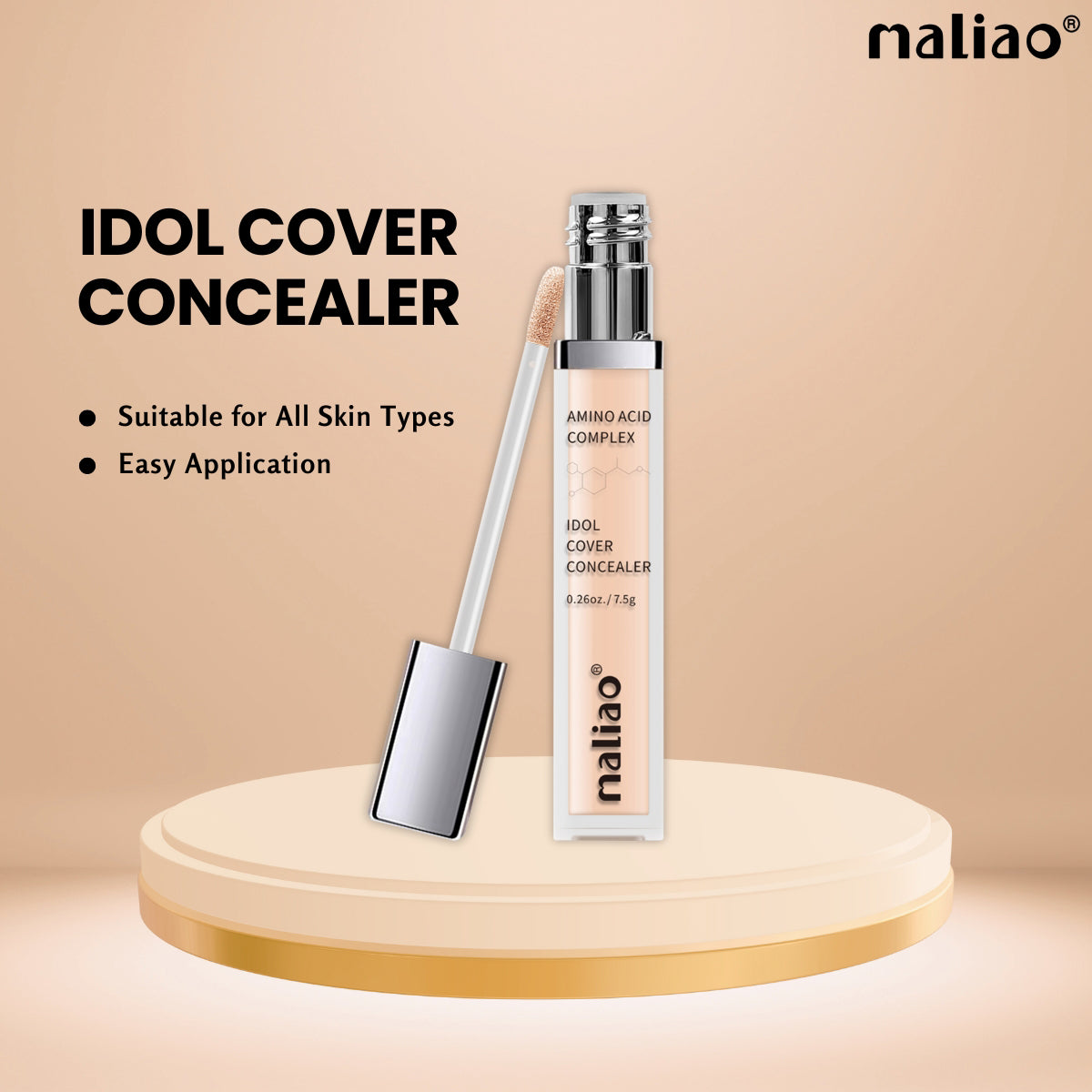 Maliao Amino Acid Complex Idol Cover Concealer - Flawless Coverage